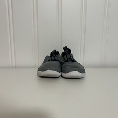 Nike Flex Runner Gray Black White Slip-On Kids Sneakers US 12C EU 29.5