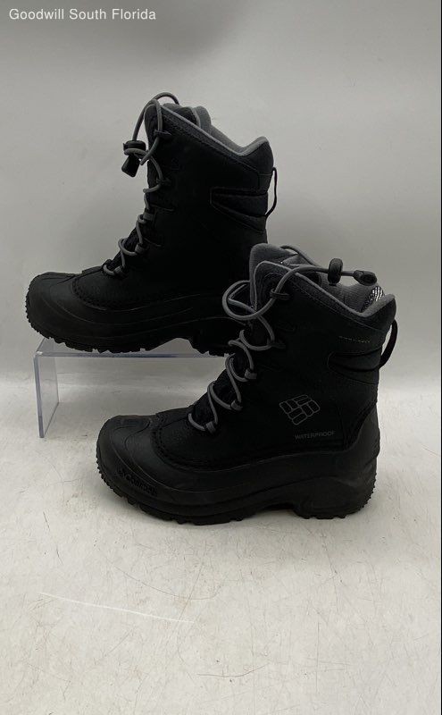 Columbia Unisex Bugaboot Plus III Omni-Heat Black Waterproof Snow Boots Size 5