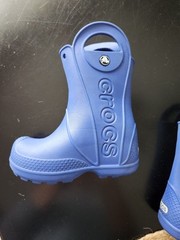 Crocs Unisex Childrens Kids Pull On Rain Boots Mud Boots Wellies Size 10