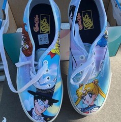 Vans Shoes Sailor Moon Limited Edition With Box Size 3.0