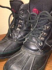 Red Ball Winter Snow Boots w/Removable Liners Green & Black UniSex Sz 7