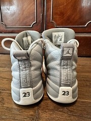 Air Jordan Retro 12 Stealth PS Cool Grey White Kids 151186-015 Size 13C WORN 1X