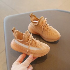 Children’s Spring And Autumn New Leisure Coconut Sports Breathable Mesh Shoes