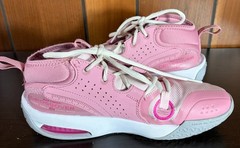 Nike Air Zoom Crossover 2 Elemental Pink Youth Girls Sz 5.5Y Basketball EUC