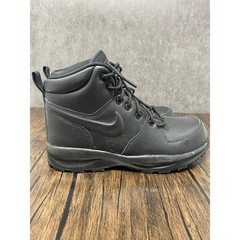 Nike Manoa 17 Leather Boots Triple Black Size 5.5 Used