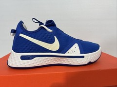 Nike PG 4 Team Game Blue White Paul George Basketball Shoes CK5828-400 Size 8