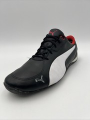 Puma 304609 01 Drift Cat 5 Black Leather Athletic Sneaker Shoes Youth US 6.5 EUC
