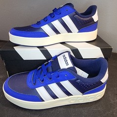 Adidas Breakbase J Kids Sneaker Royal Blue White US 5.5 Youth JQ3062 New in Box