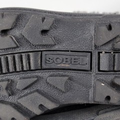 Sorel Snow Commander Boots Black NV1977-010 Winter Waterproof Kids Size 5