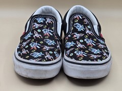 VANS Classic Slip-On V Low DJ Rocket Jam Shoes Kids Size 1.0 Space Shuttle