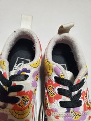 Vans Off the Walls Era Multi Color Flower Groovy Size Toddlers 4.5 Shoes Unisex