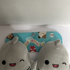 Squishmallow Slipper Size11/12 Shark Sea life Ocean Plush Jazwares NWT