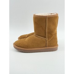 Koolaburra by UGG Kids Victoria Short Boots Chestnut Brown Suede 1019374 Size 1