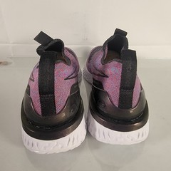 KIDS‘ NIKE EPIC PHANTOM REACT FLYKNIT GS BV1370 Black Purple Red Blue SIZE 6.5Y