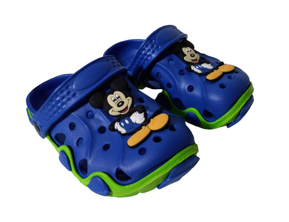 Boys and Girls EVA Beach Clogs with Shoe Charms Little Kids Sz 29 30