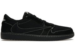 Size 13C Air Jordan 1 Low Travis Scott „Black Phantom“ PS