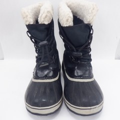 SOREL Yoot Pac Nylon WP Kids Black Snow Boots Size 2 us (Little Kid/Big Kid)