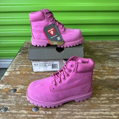 Timberland 6″ Premium Classic Boots In Rose Pink NWB DS 10.5 Toddler Primaloft