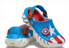 Crocs x Captain America Echo Clog Children’s J6 Women’s 8, Men’s 6
