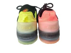 Nike LeBron 18 Shoes Black Crimson Volt Youth Size 7Y
