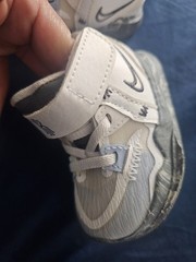 Nike Kyrie Infinity High Top White Blue Gray Unisex Kids Basketball Sneakers