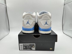 Nike Air Jordan 3 Retro PS Summit White Hydrogen Blue 3Y DM0966-101 NIB