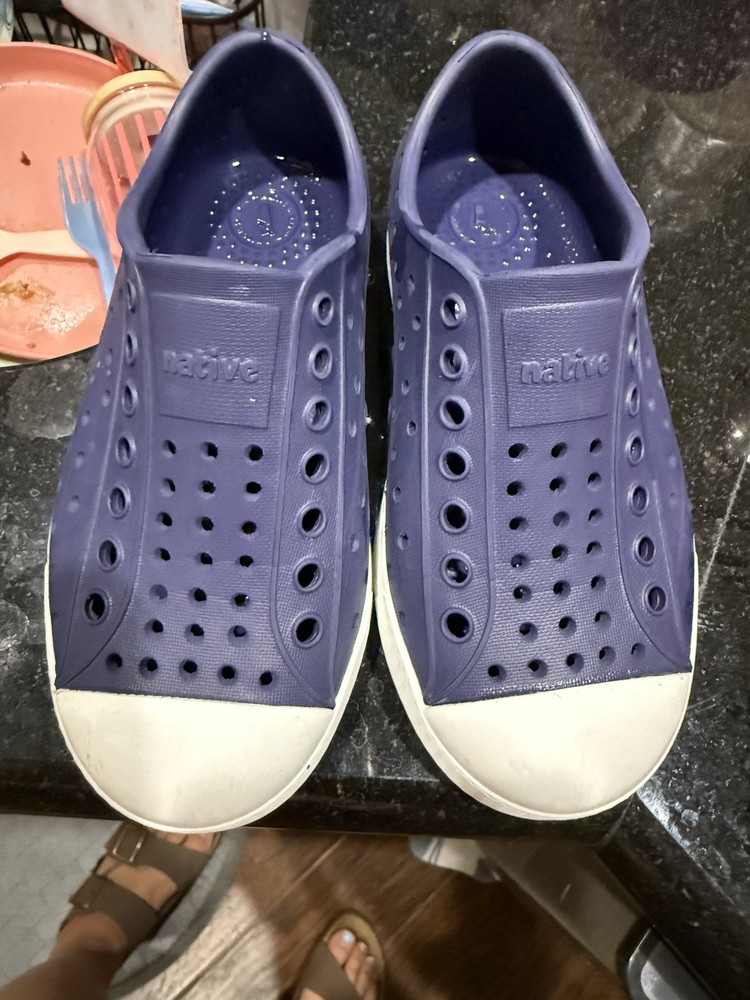 Native Kids Jefferson Slip On Navy Size C10 Water Shoes Lightweight