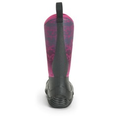 Muck Boot Kid’s Hale Boot – Black/Magenta Digi Terrain Fade