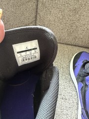 Jordan Air Jordan 1 Mid Kids Purple/Black Leather Mid Top US 8 EU 41 554724-051