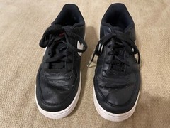 Nike Air Force 1 ‘07 Low GS Worldwide Pack Shoes Size 6 Y Youth CN8533-001 Black
