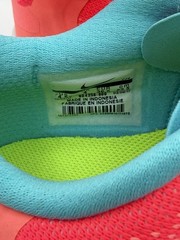 Nike Free RN Unisex Kids Mesh Athletic Sneakers Pink Blue 4.5Y