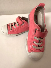 PRADA Toddler Sneakers PINK WHITE EU sz 25 | US 8.5 to 9 Well Loved Used