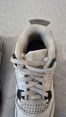 Nike Air Jordan 4 Retro Cement White Gray Black Red Men’s Athletic Sneakers