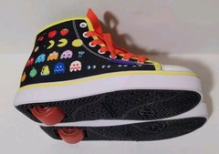 Heelys Hustle Pacman High Top Wheels Skate Sneaker Shoes Youth Size 2