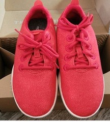 Allbirds Smallbirds BK Merino Wool Runner Shoes Sneakers Red Unisex Y3 NIB