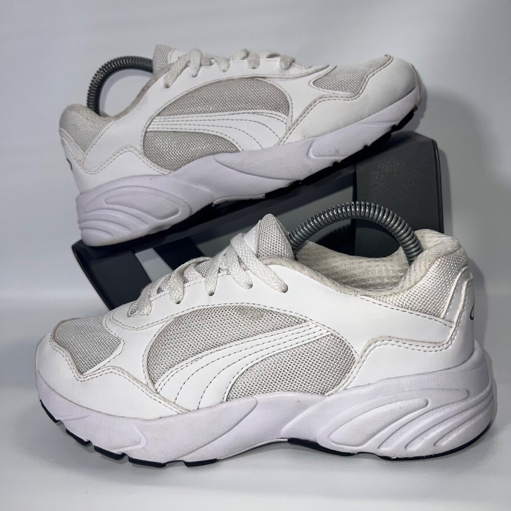 Puma RS Connect Trainers Triple White 369751-03 Youth 3.5
