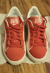Hello Kitty x Puma Suede 50 Capsule Collection Sneakers Red/White Kids 3C