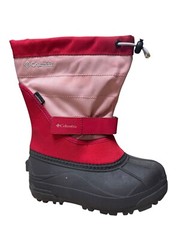 Columbia Powderbug Plus II Winter Snow Boots Kids Size 1Y Youth