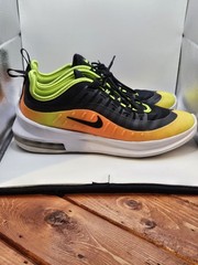 GUC Nike Air Max Axis Black/Volt/Orange AV7590-001 LU2 Shoes Size 7Y