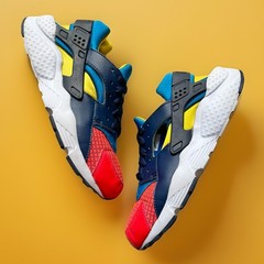 Nike Air Huarache Run Ultra Now Multi-Color Sneaker (GS) BQ7096-600 Size 6Y