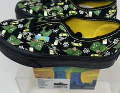 Size 12 Kids – Vans The Simpsons Glow Bart Halloween Authentic Kids VN0A3UIV0GY