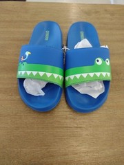 Gymboree Kids Blue Alligator Slides Size 2