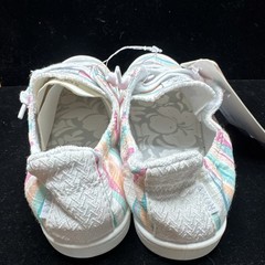 Roxy Bayshore IV Unisex Kids Low Top Sneakers 5Y Striped Multi/White ARGS600112