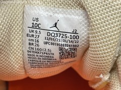Authentic Nike Kids Jordan 1 Mid SE Beige White Sneaker Shoes Size 10C