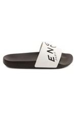 NEW Auth Givenchy Youth Kids Boys Girls Written Logo Slide Shoes 30 / 12 $290