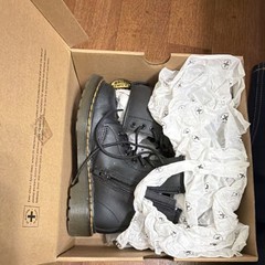 Dr. Martens 1460 J Leather Black Unisex Kids Combat Boots US 1 EU 32 UK 13