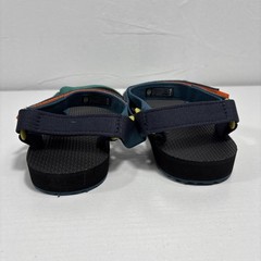 Teva Original Universal Kids Sz 2 Multi Color Hook And Loop Sandals NEW