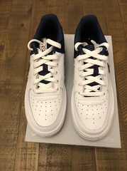 Air Force 1 LV8 1 GS MIDNIGHT NAVY WHITE BLACK CK0502 400 Youth SIZE 5.5 Youth