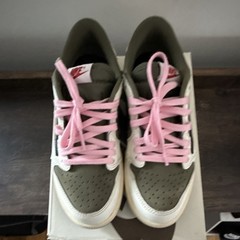 Travis Scott Jordan 1 Retro Low OG SP Medium Olive PS Size 1Y