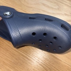 Crocs Classic Clogs Kids J3 Navy Blue Slip-on
